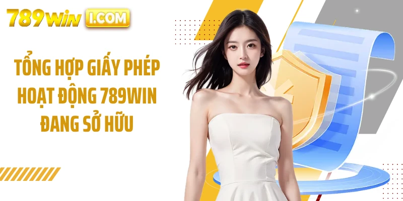 Tổng hợp giấy phép hoạt động 789WIN đang sở hữu